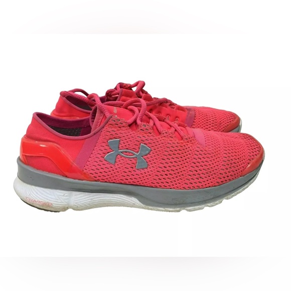 Under Armour Women's Speedform Apollo 2 1266241-962 Pink Running Shoes Size 8. - Picture 2 of 8